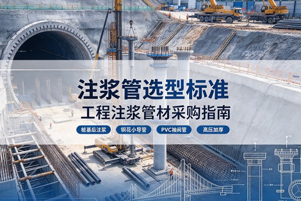 大庆注浆管选型标准